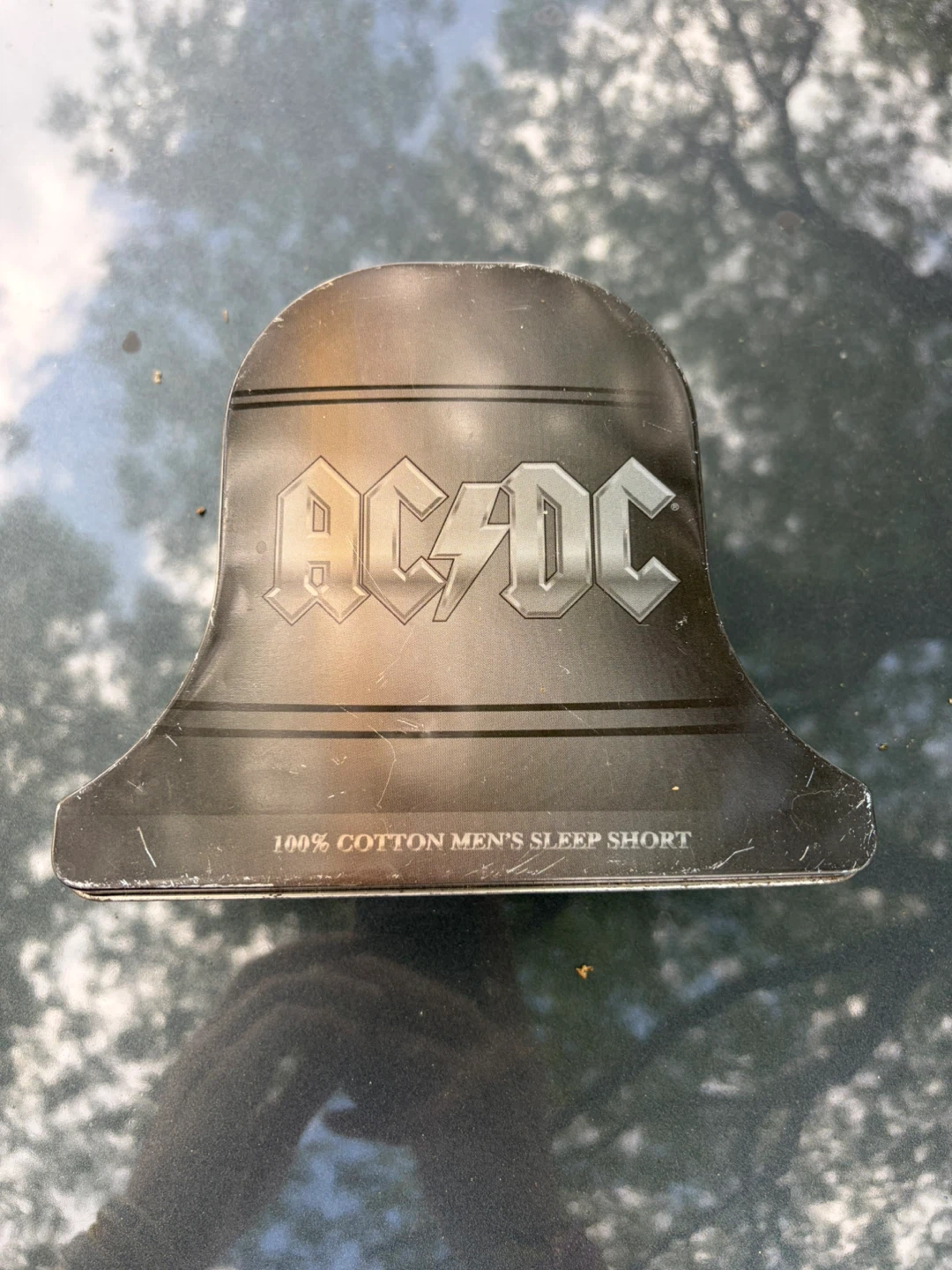 AC/DC Metal Storage Tin - NO SLEEP SHORTS