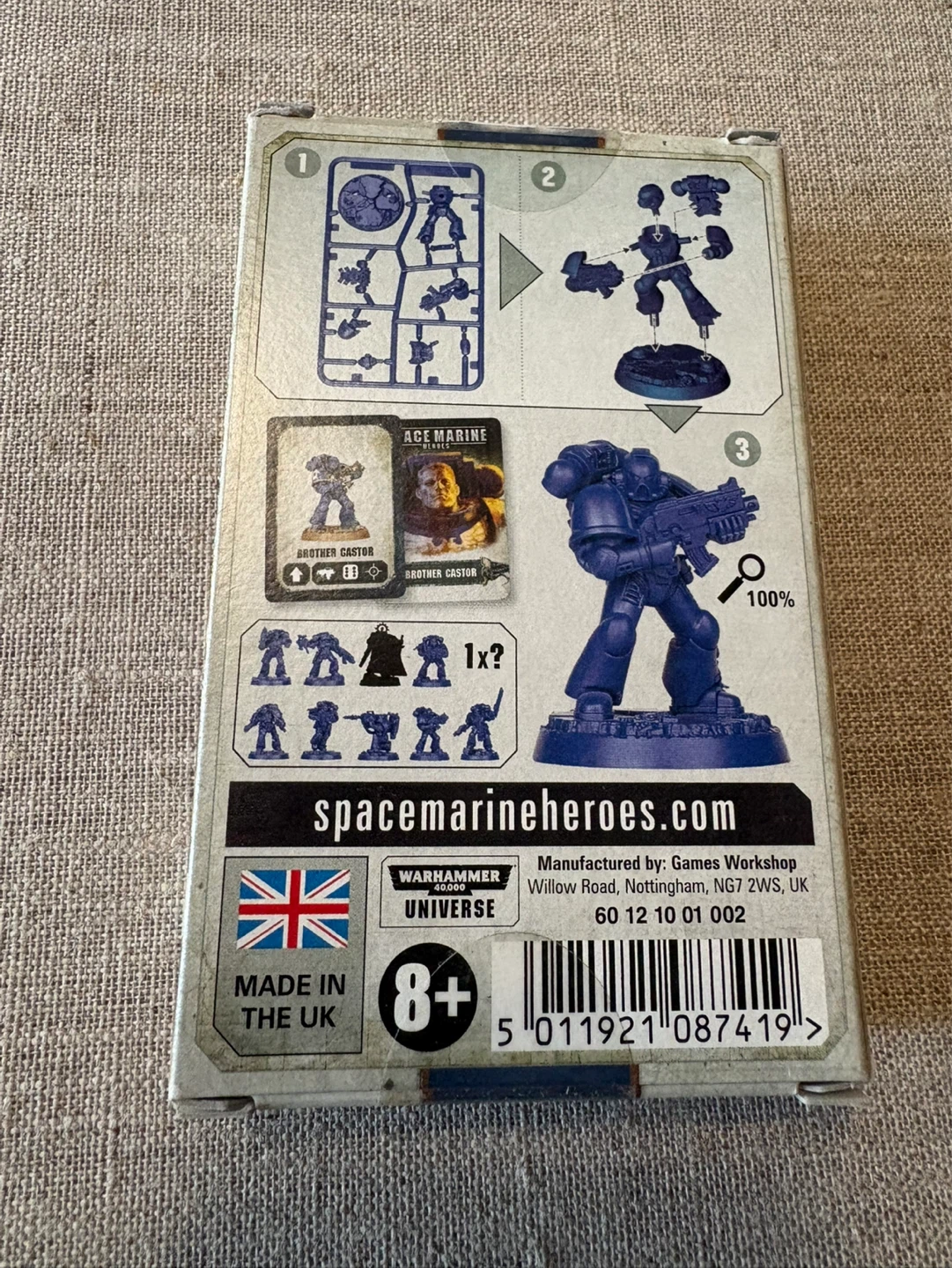 Warhammer Space Marine Heroes Series 1 Citadel Miniature - photo 2