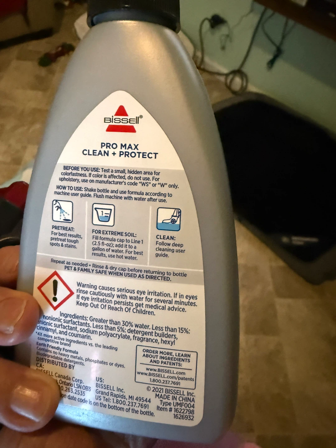Bissell Pro Max Clean + Protect Carpet Cleaner - photo 5