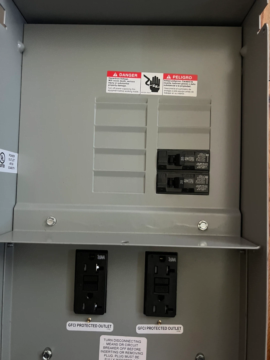 Talon TL77NT T Series Power Outlet Panel - photo 5