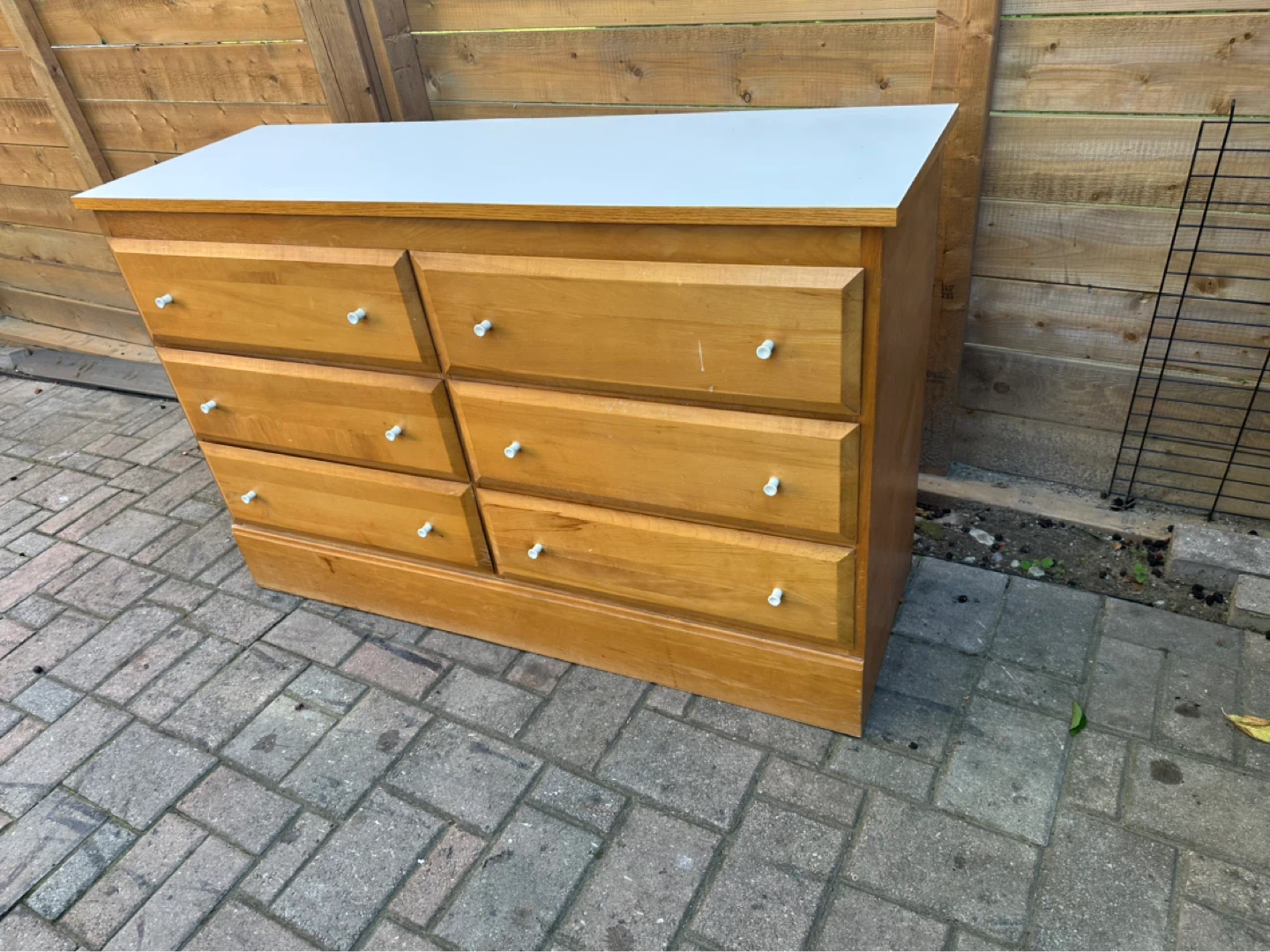Six-drawer dresser
