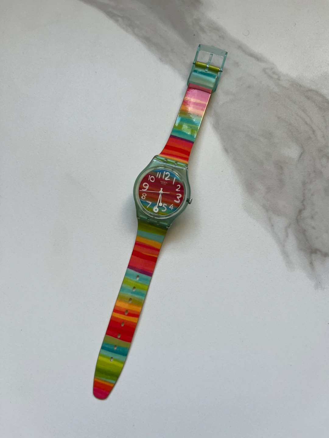 Swatch Watch - Colourful Striped Band - photo 2