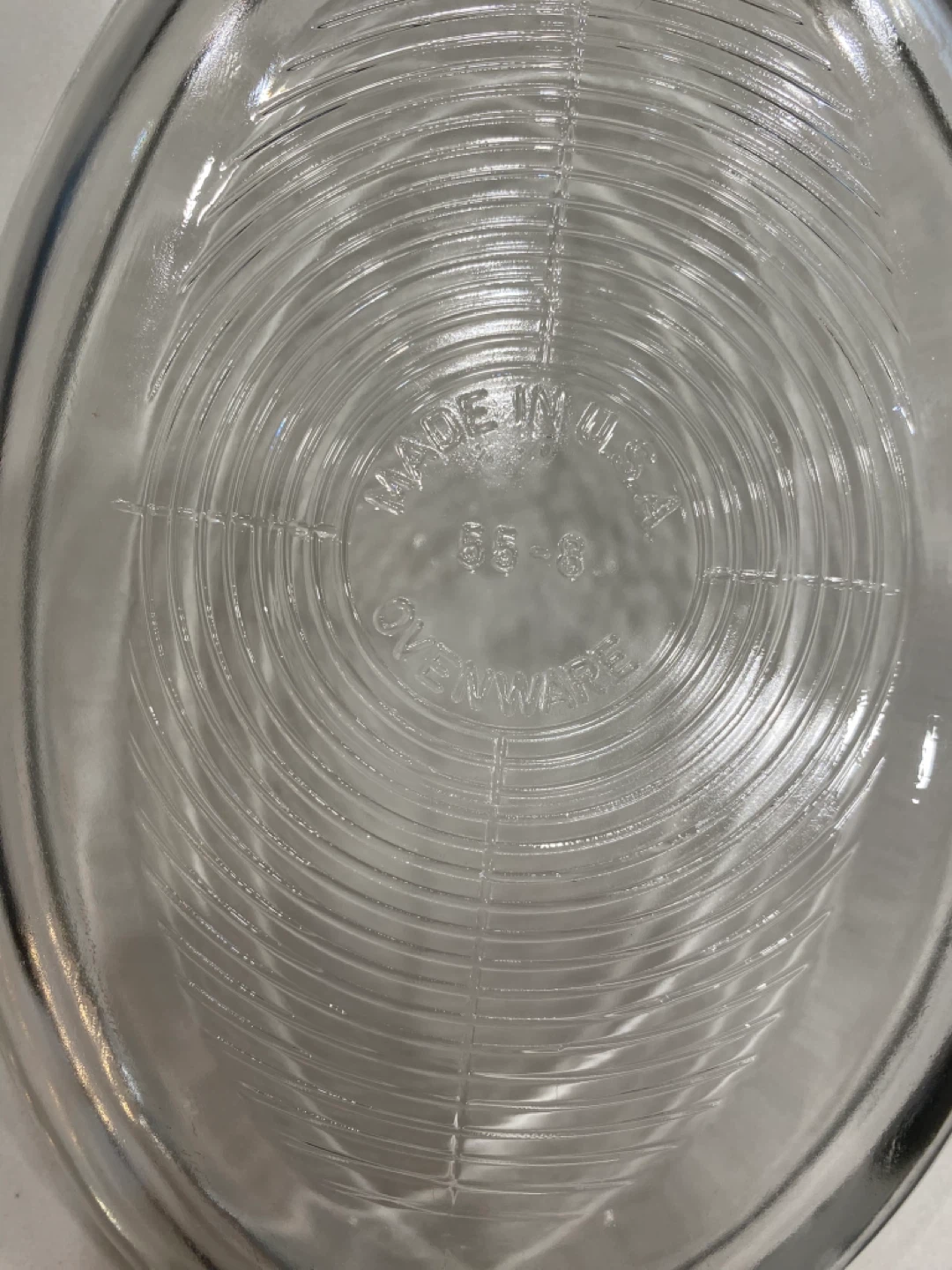 Set of 2 Glass Oval Baking Dishes with Silver Serving Tray - photo 2