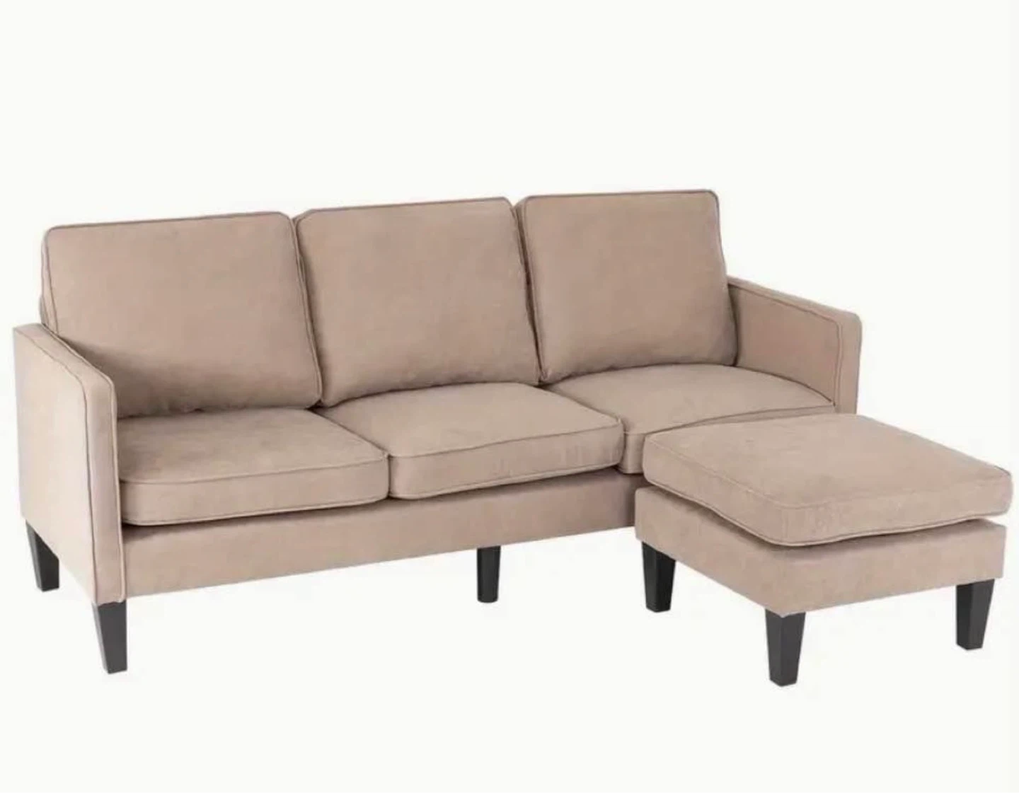 Brand New in Box Mini Sectional Sofa with Ottoman