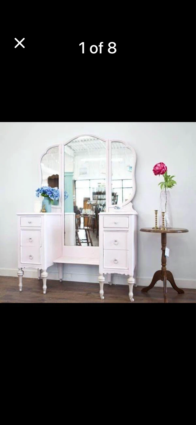 Antique vanity