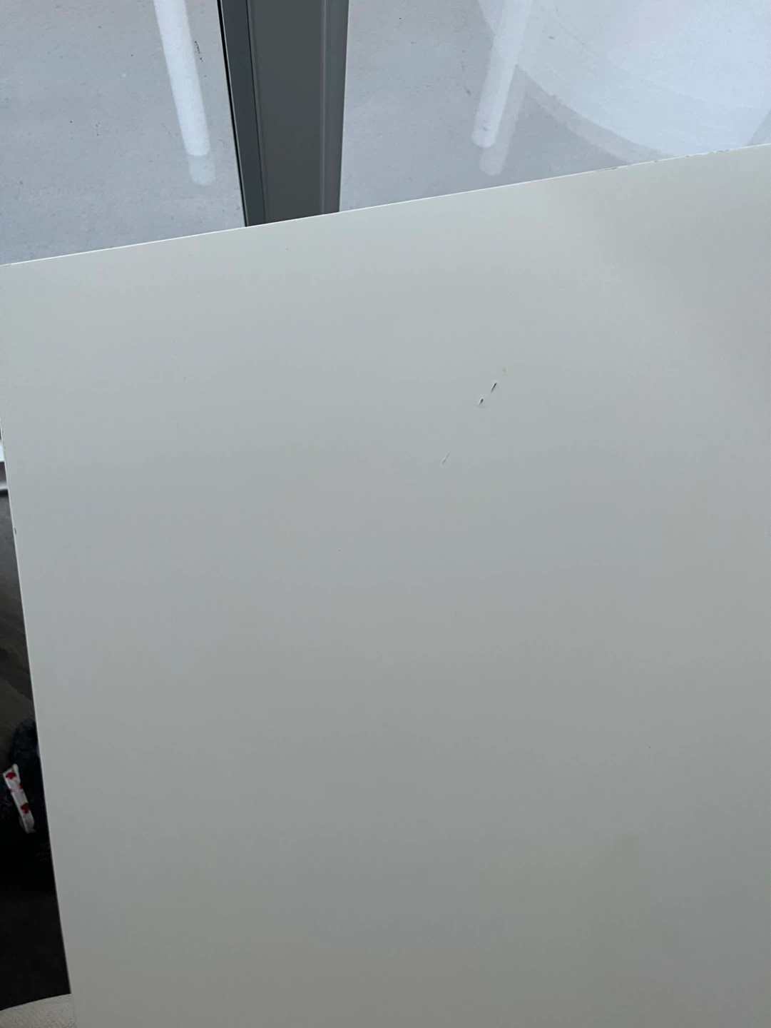 IKEA White Dining Table and Chairs - photo 2