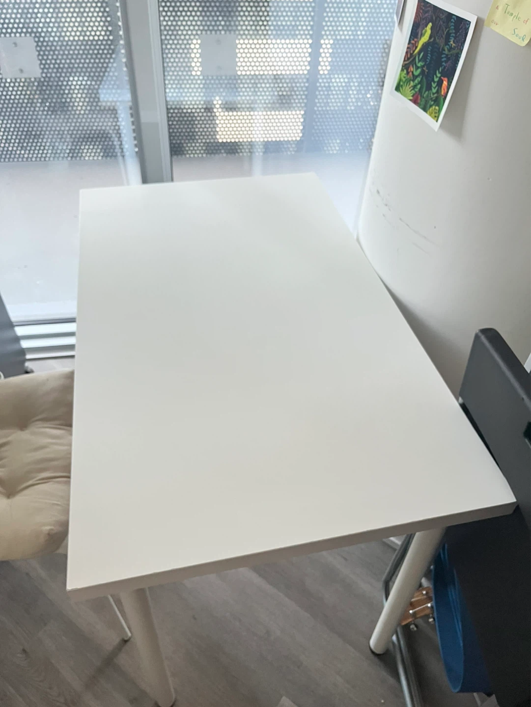 IKEA White Dining Table and Chairs