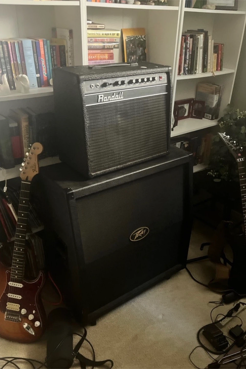 Randall 50 watt Guitar Amp Head with Peavey 4x12 Cabinet - photo 2