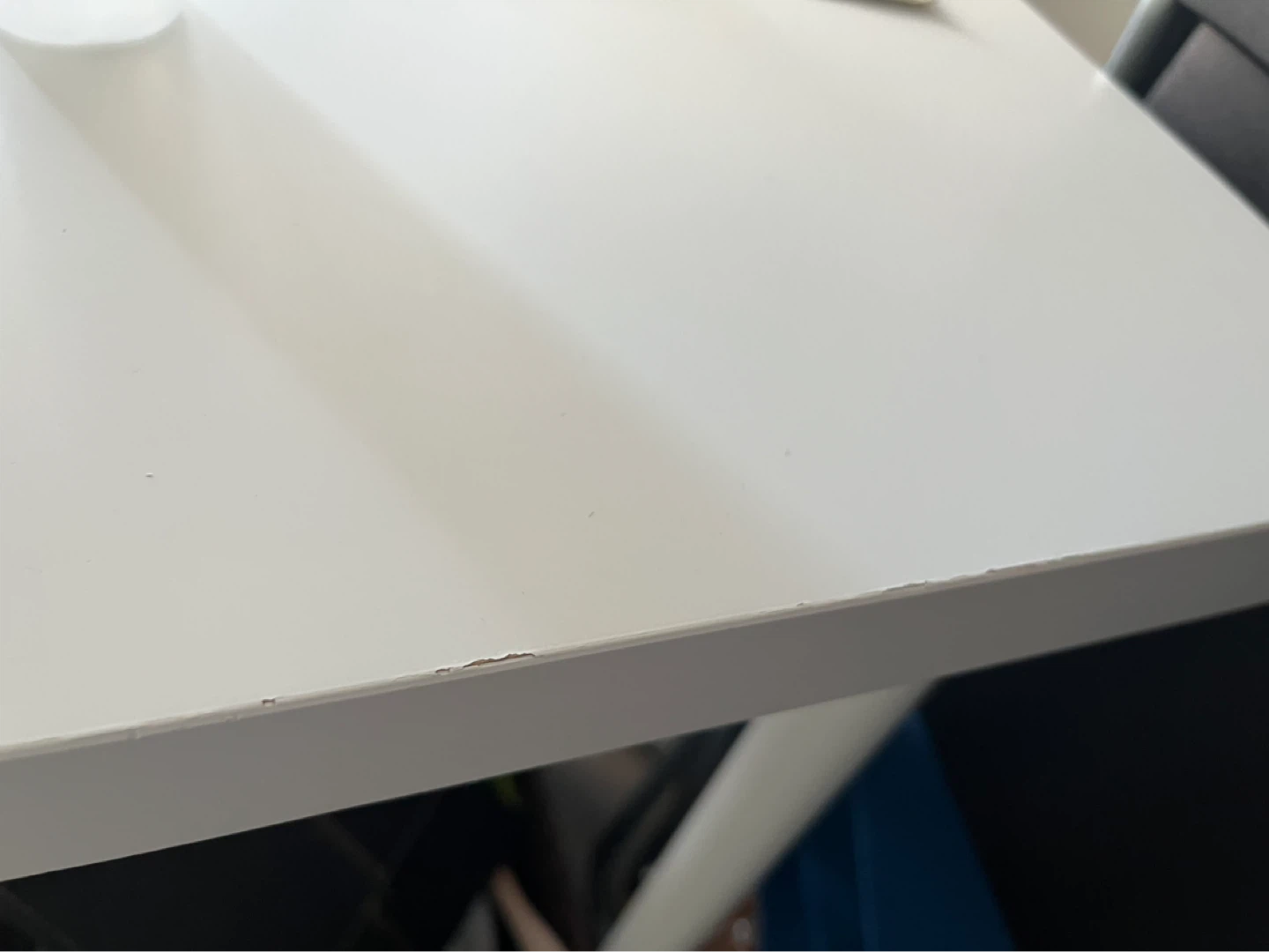 IKEA White Dining Table and Chairs - photo 3