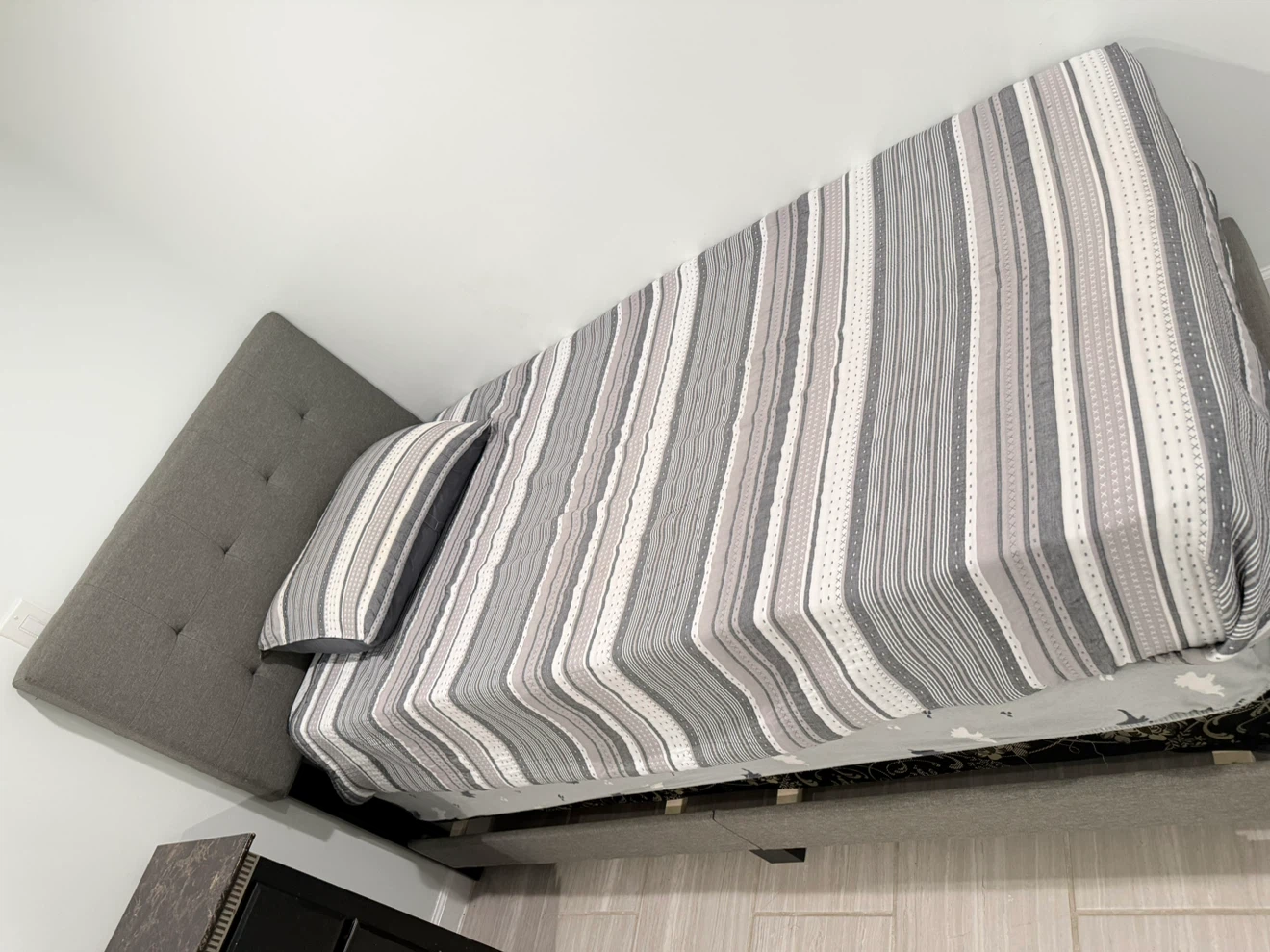 new bed and mattress