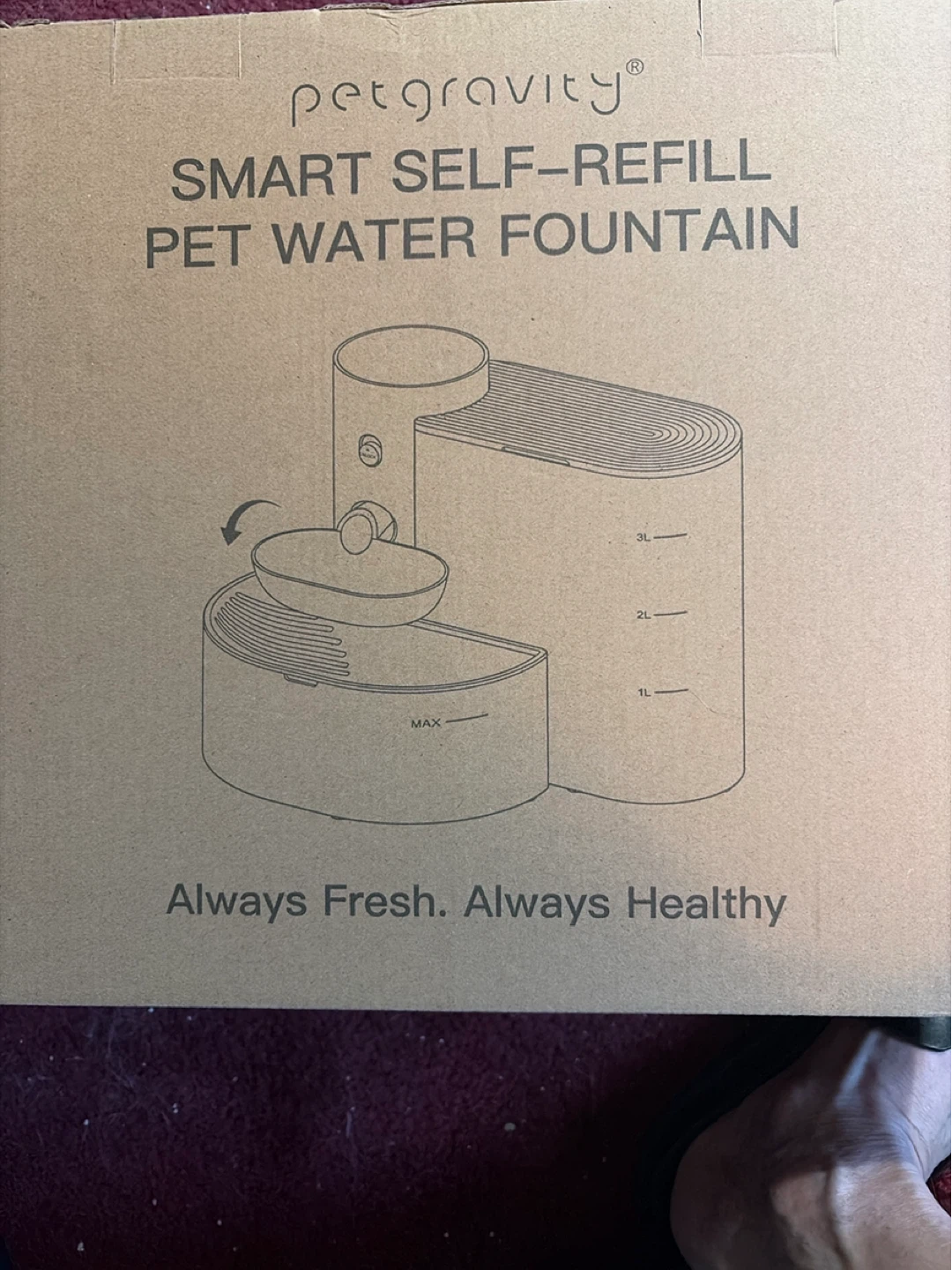 Smart Self-refill Pet Water Fountain