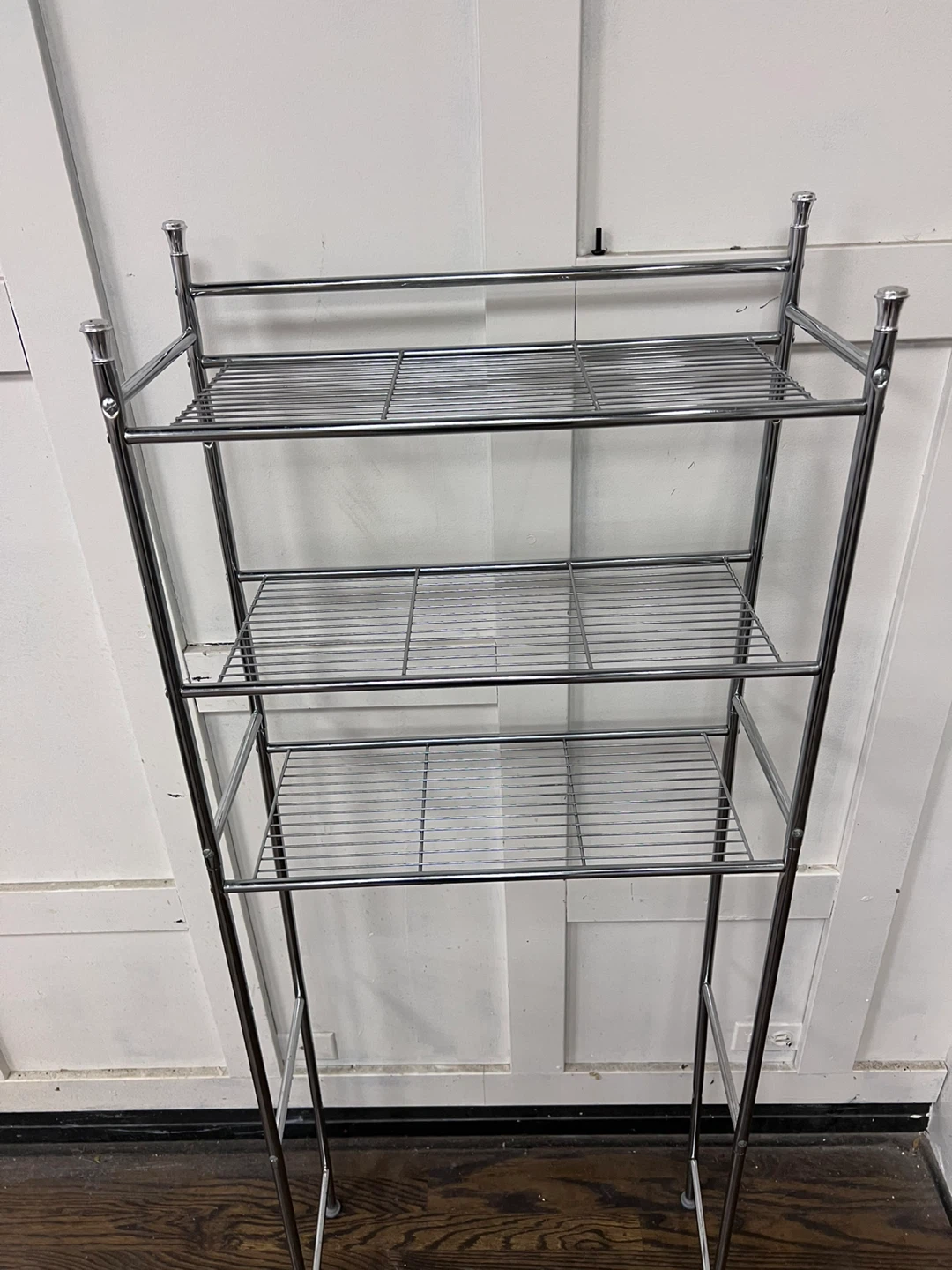 Chrome Over-the-Toilet Shelf Unit - photo 2