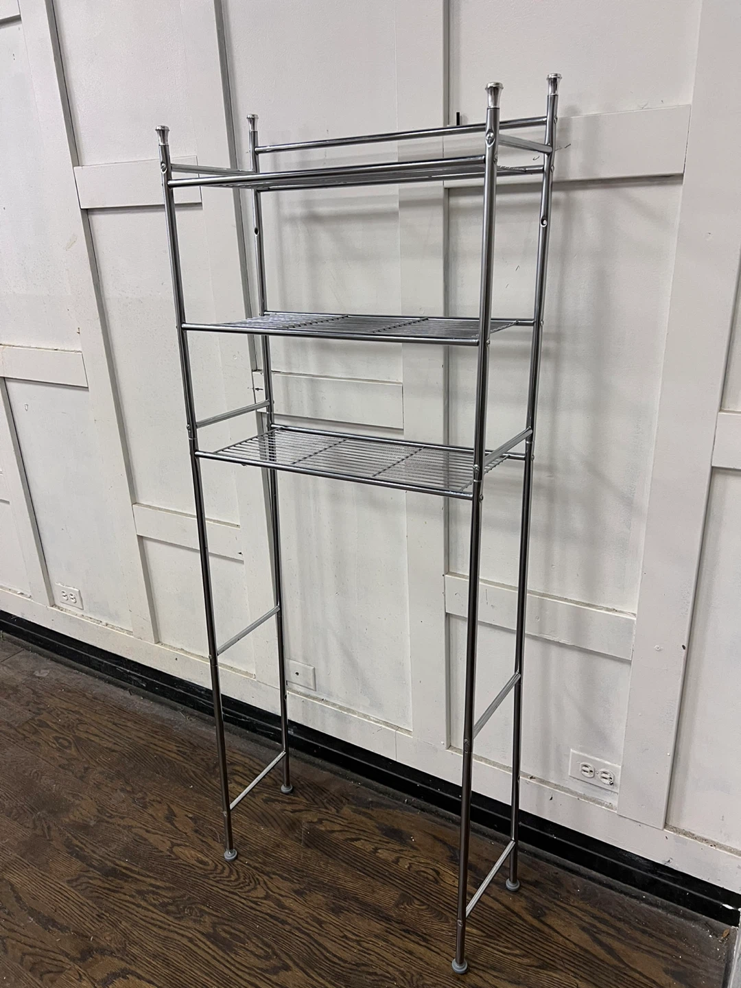 Chrome Over-the-Toilet Shelf Unit - photo 4