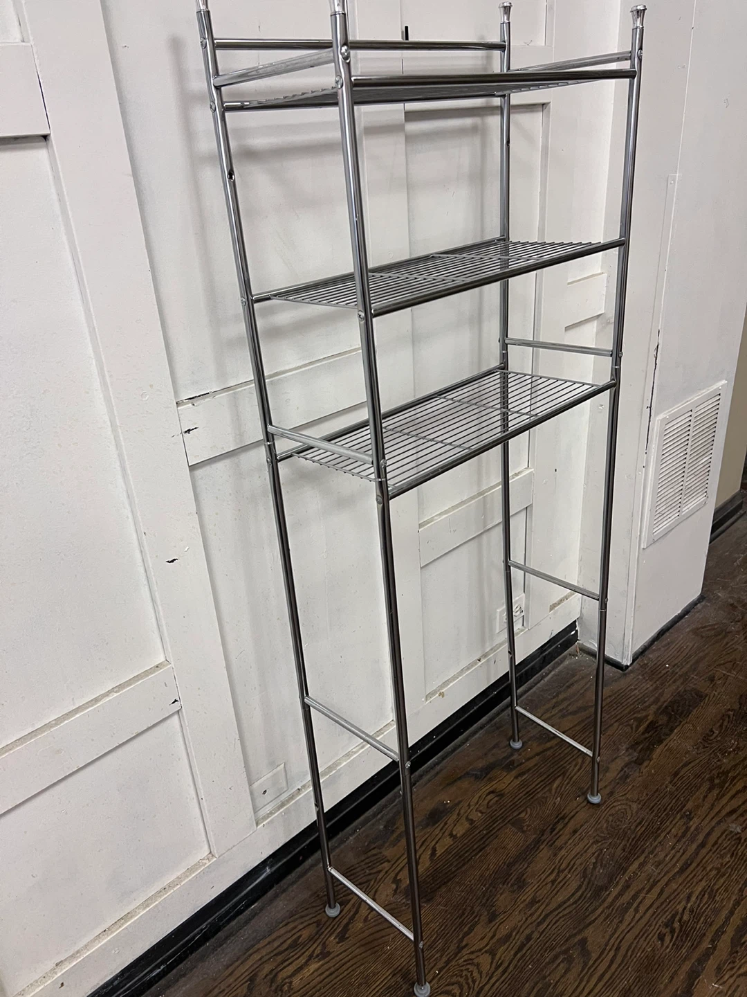 Chrome Over-the-Toilet Shelf Unit - photo 3