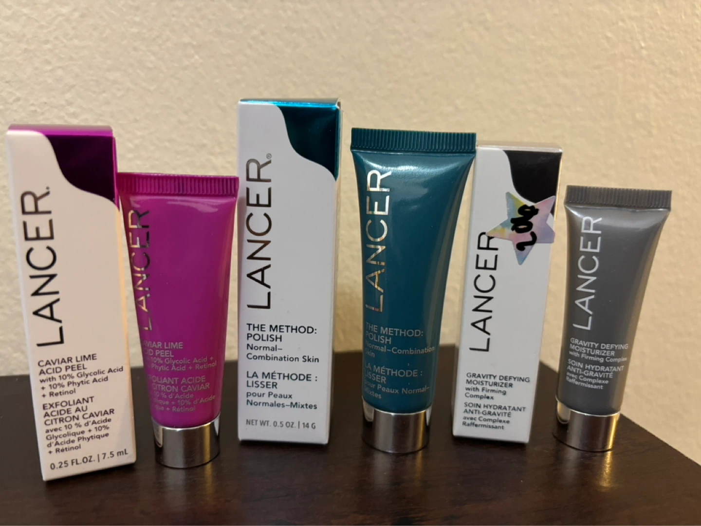 NEW-LOT of 3 Lancer Skincare Set