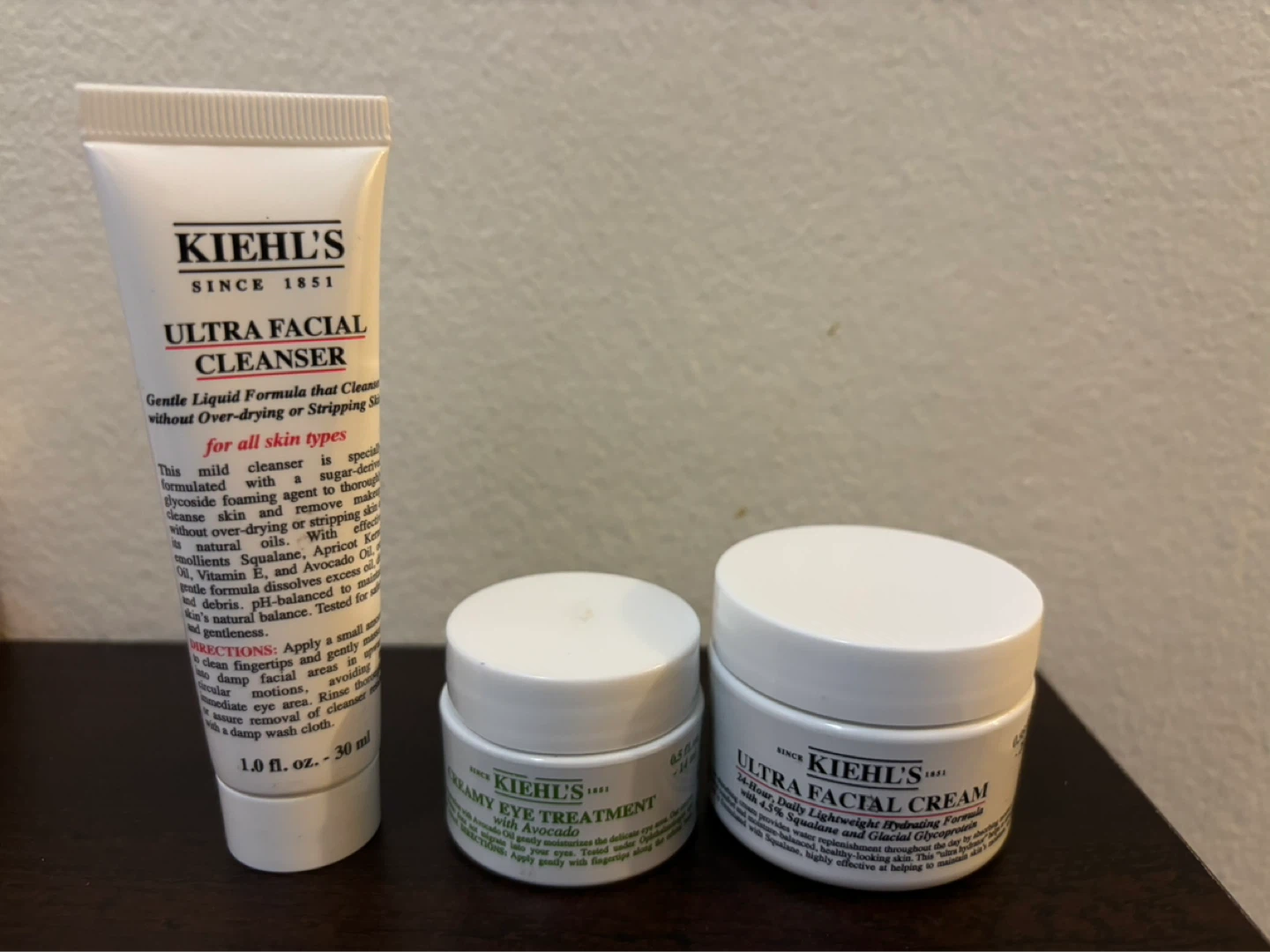 NEW- 3pc Kiehl's SKIN & EYE CREAM LOT