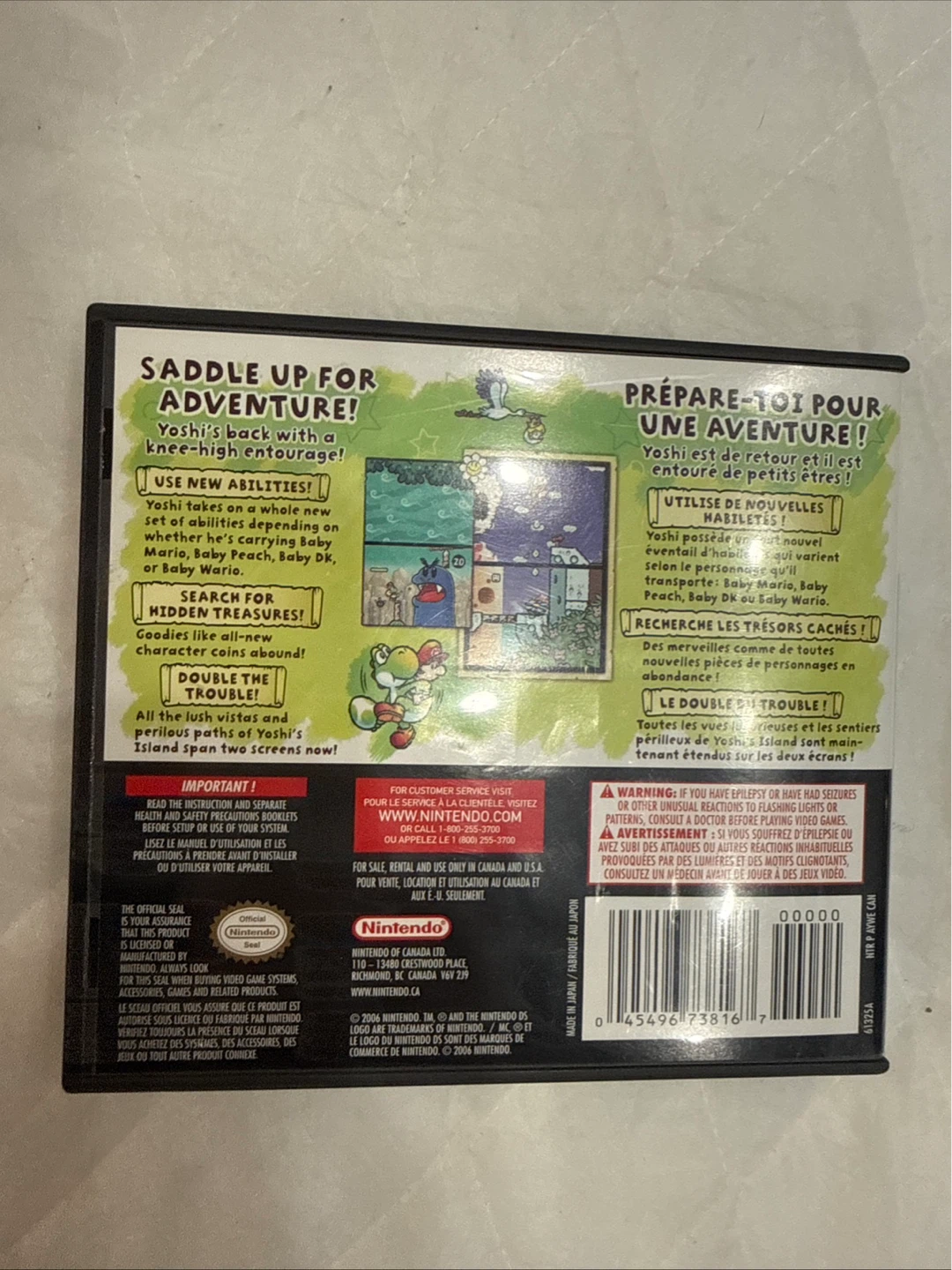 Yoshi's Island DS Nintendo Game - photo 3