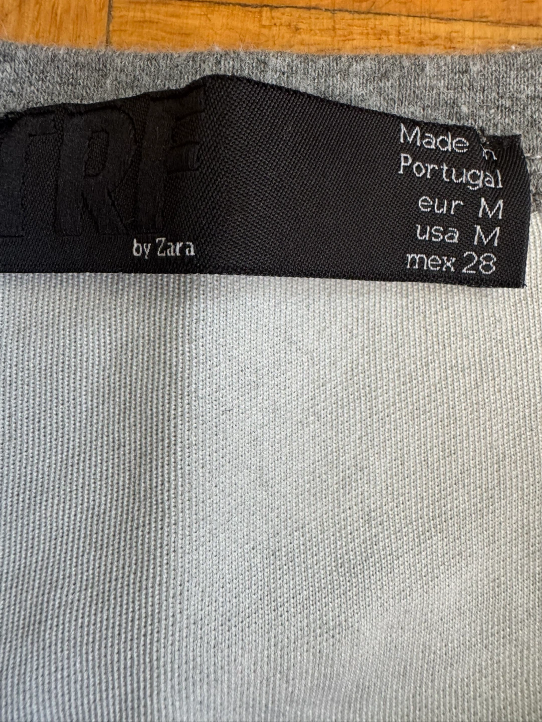 ⚽️Grey Zara Long Sleeve Top with Embellishments - photo 4
