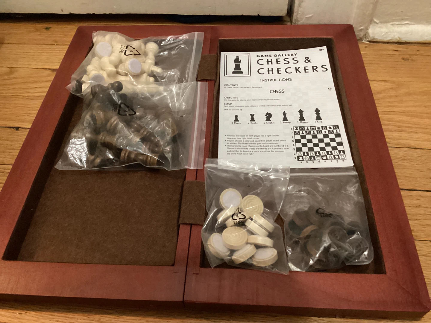 ⚽️Game Gallery Chess & Checkers Set