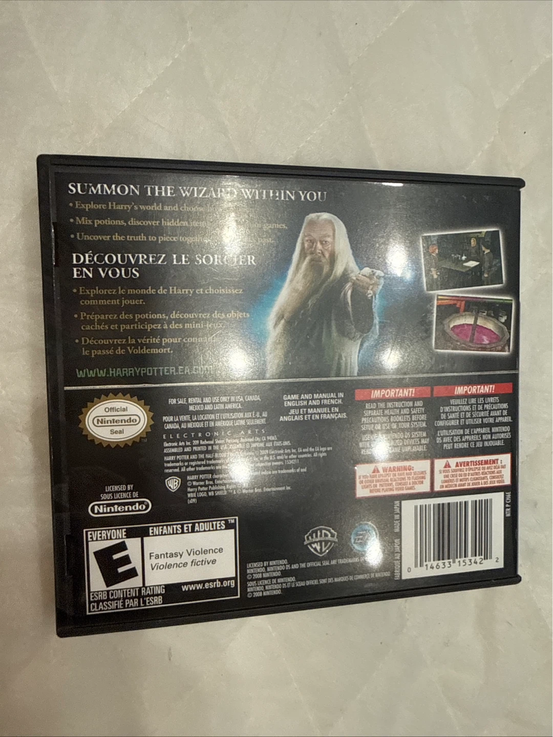 Harry Potter and the Half-Blood Prince Nintendo DS Game - photo 4
