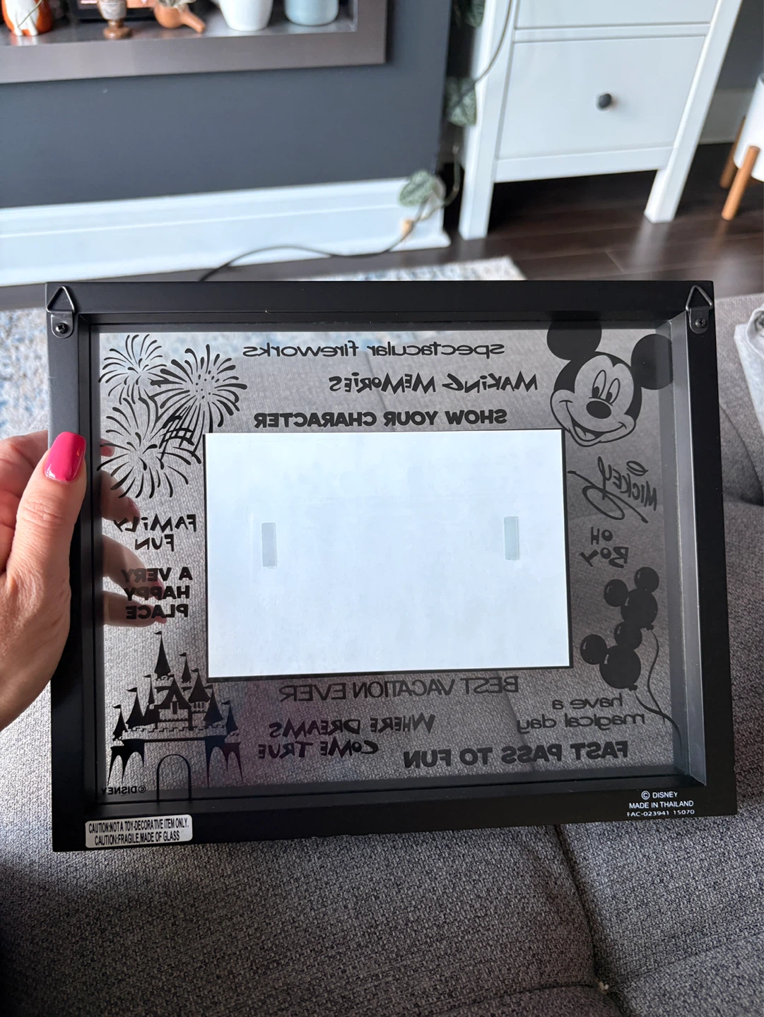 Disney Parks Shadow Box Photo Frame - photo 2