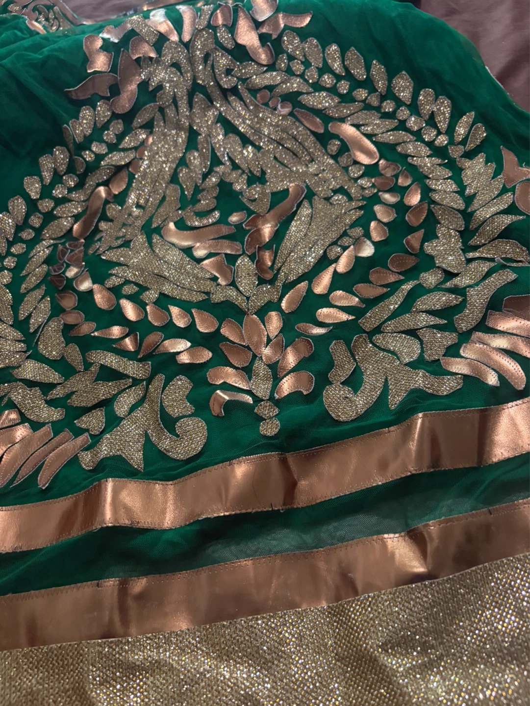Green Embellished Kameez Top XXL - photo 3