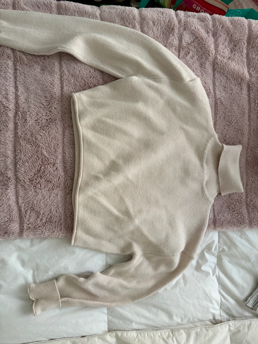 Cream Turtleneck