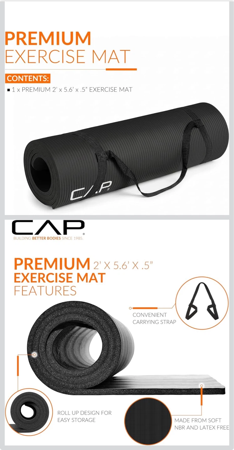 CAP Premium Exercise Mat and dumbbell set - photo 2