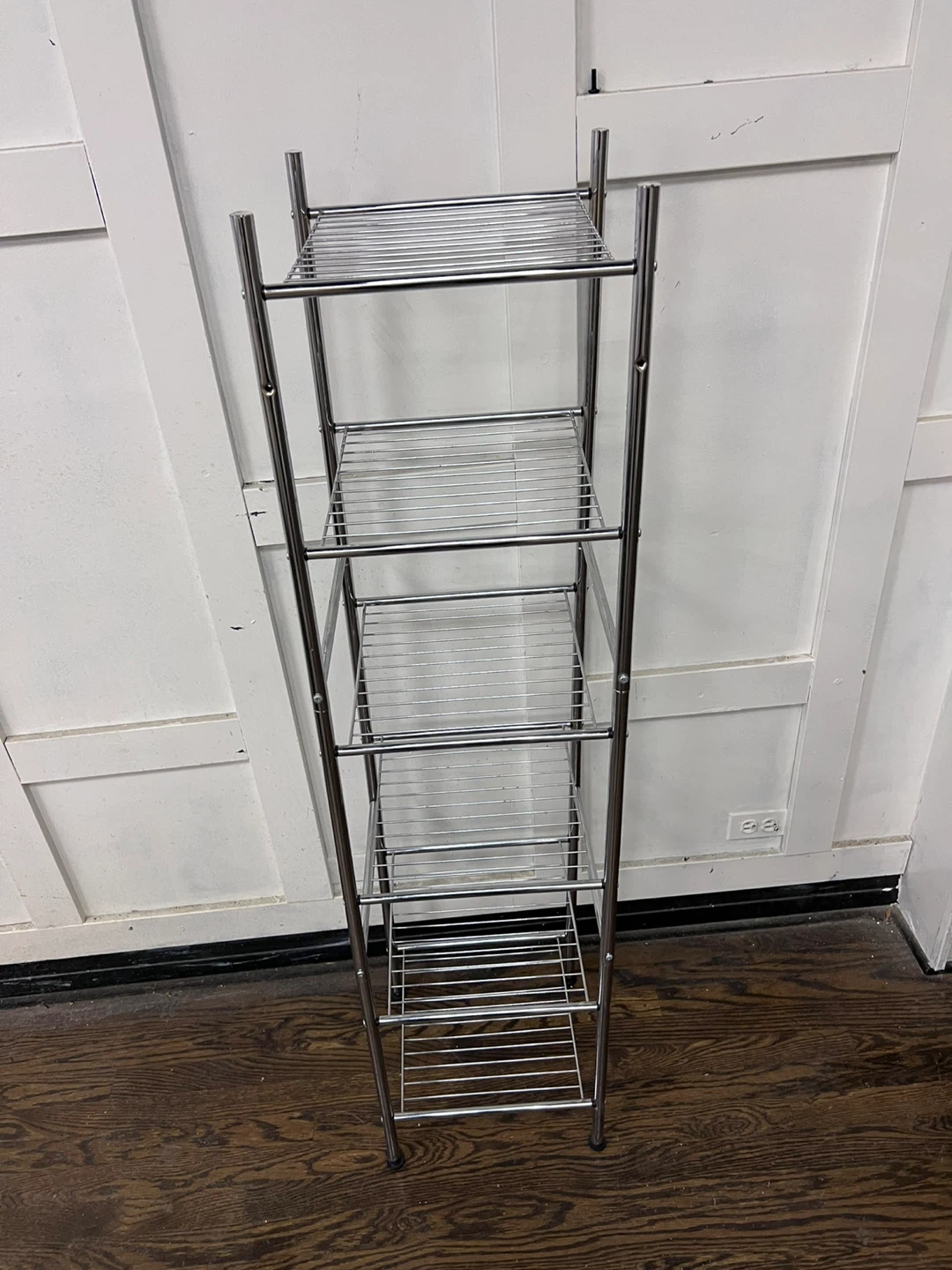Chrome Wire Shelf Unit