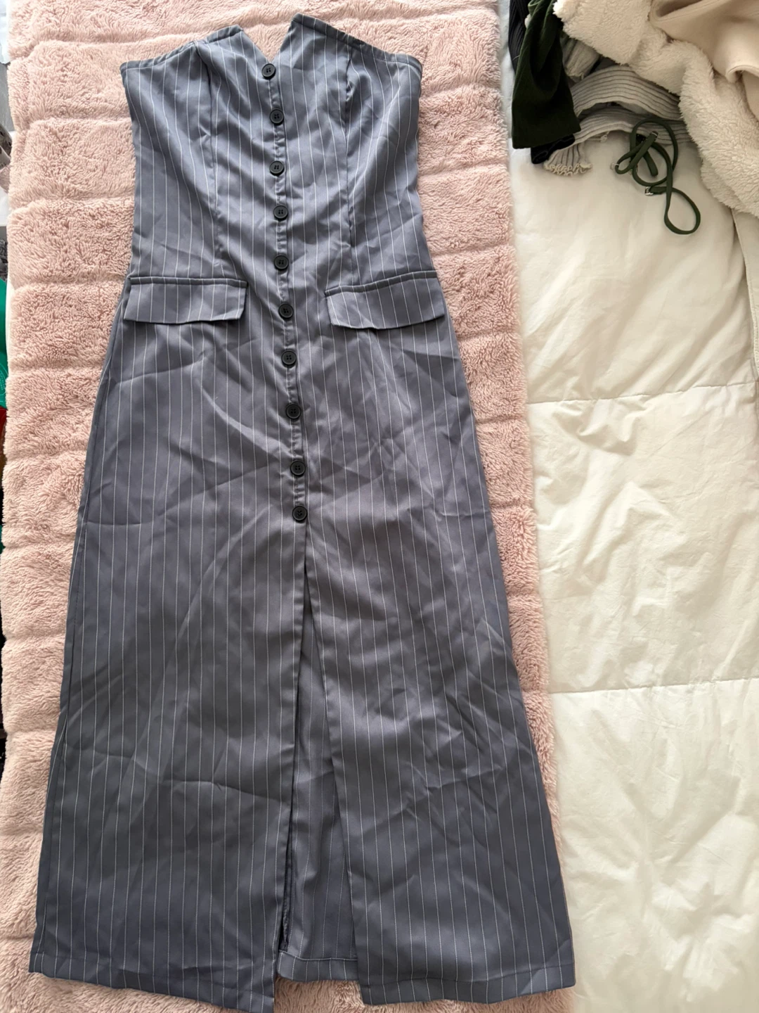 Strapless Pattern Dress