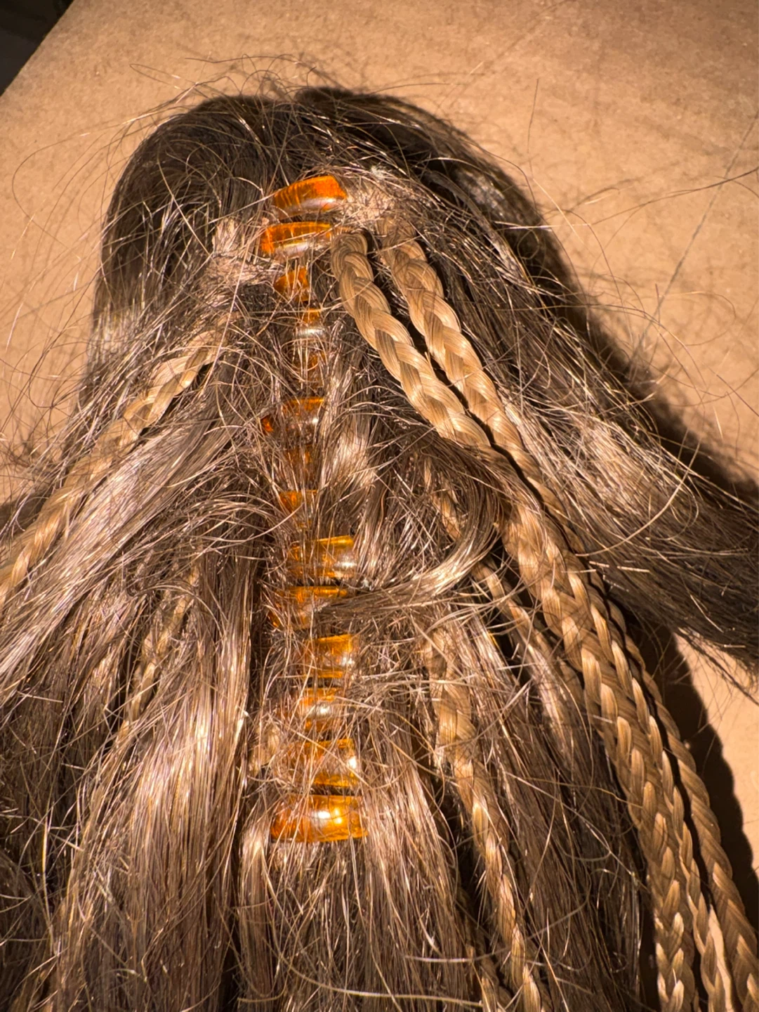 Braided Hair Extensions with Beads - photo 3