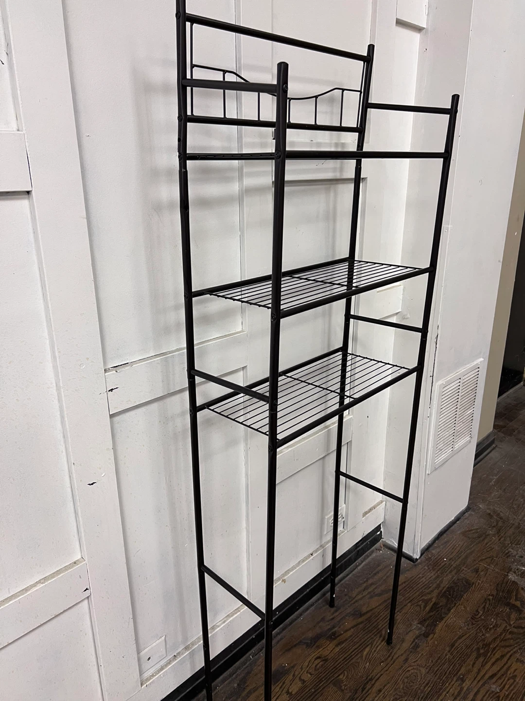 Black Metal Shelf Unit - photo 3