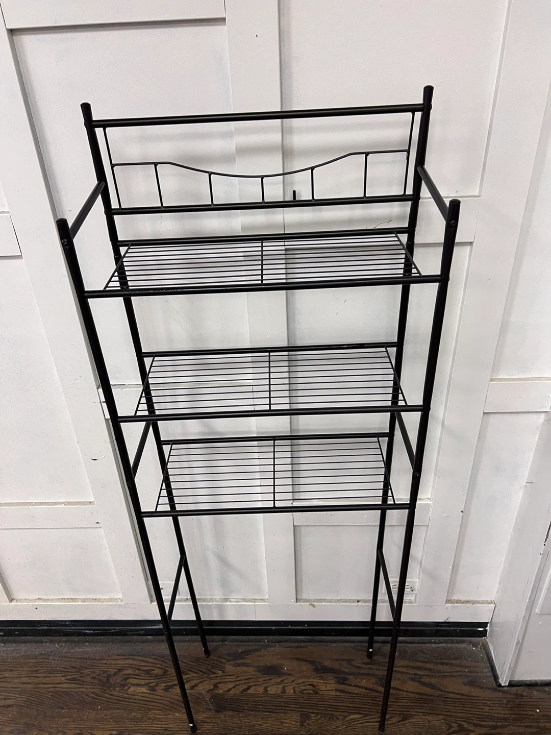 Black Metal Shelf Unit - photo 2