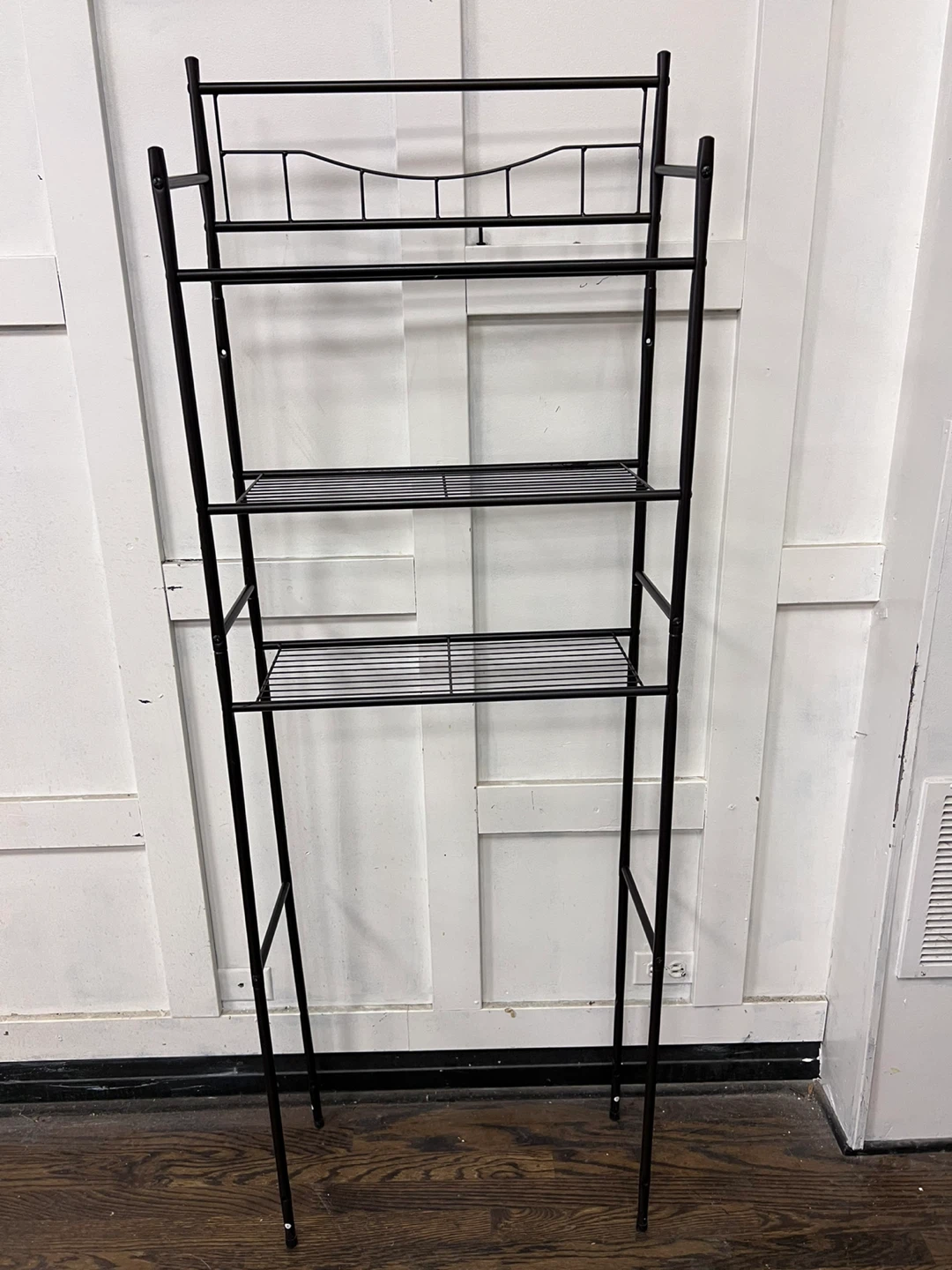 Black Metal Shelf Unit