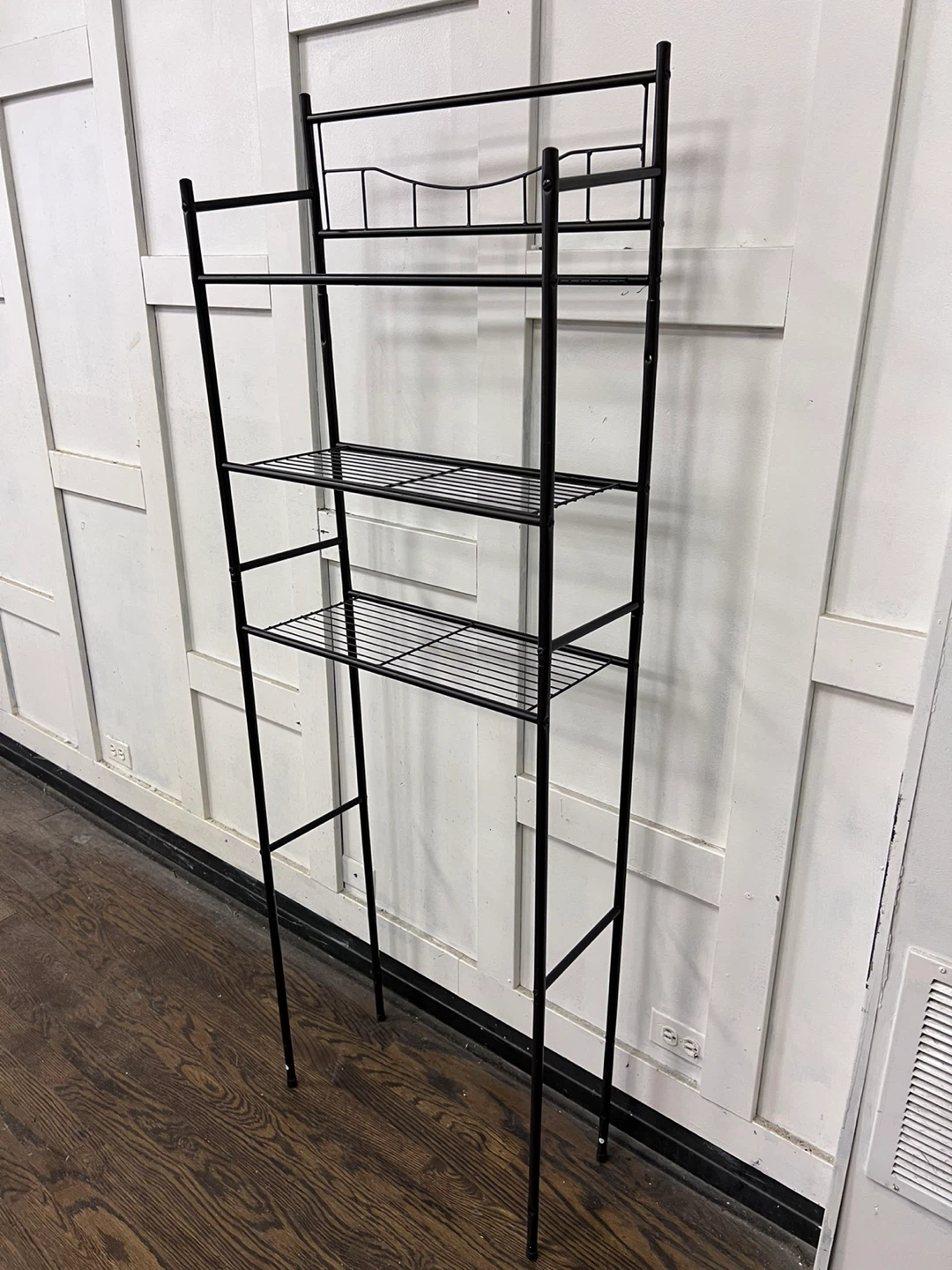Black Metal Shelf Unit - photo 4