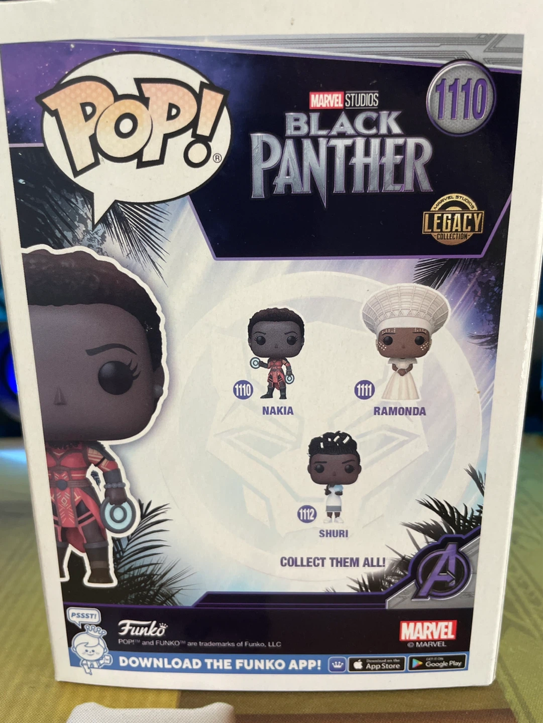 Funko Pop! Marvel Black Panther Nakia 1110 - photo 3
