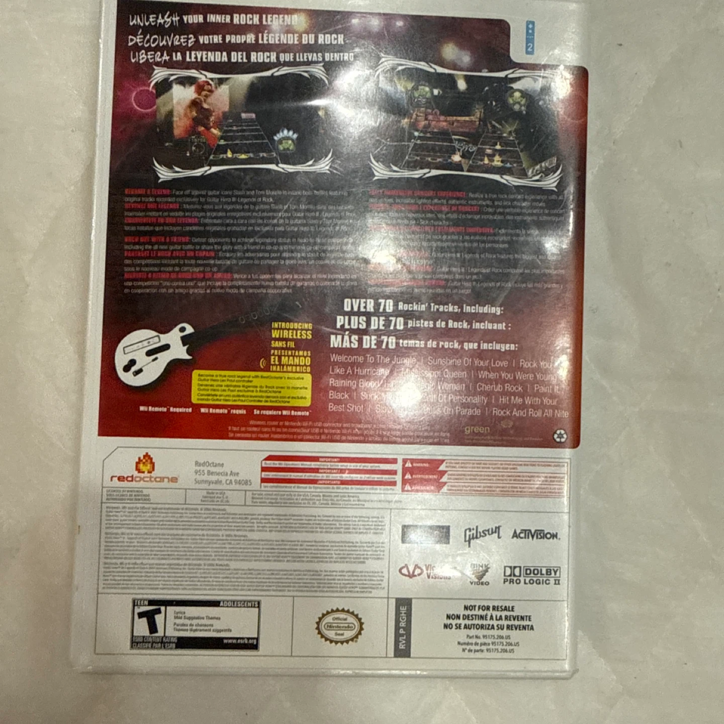 Guitar Hero III: Legends of Rock for Wii - photo 3