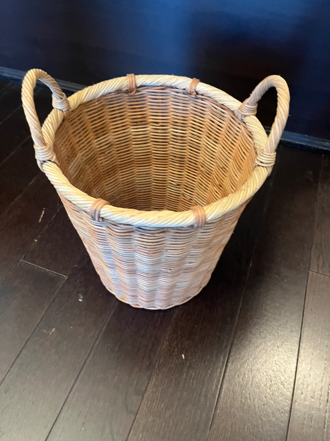 Wicker Basket with Handles
