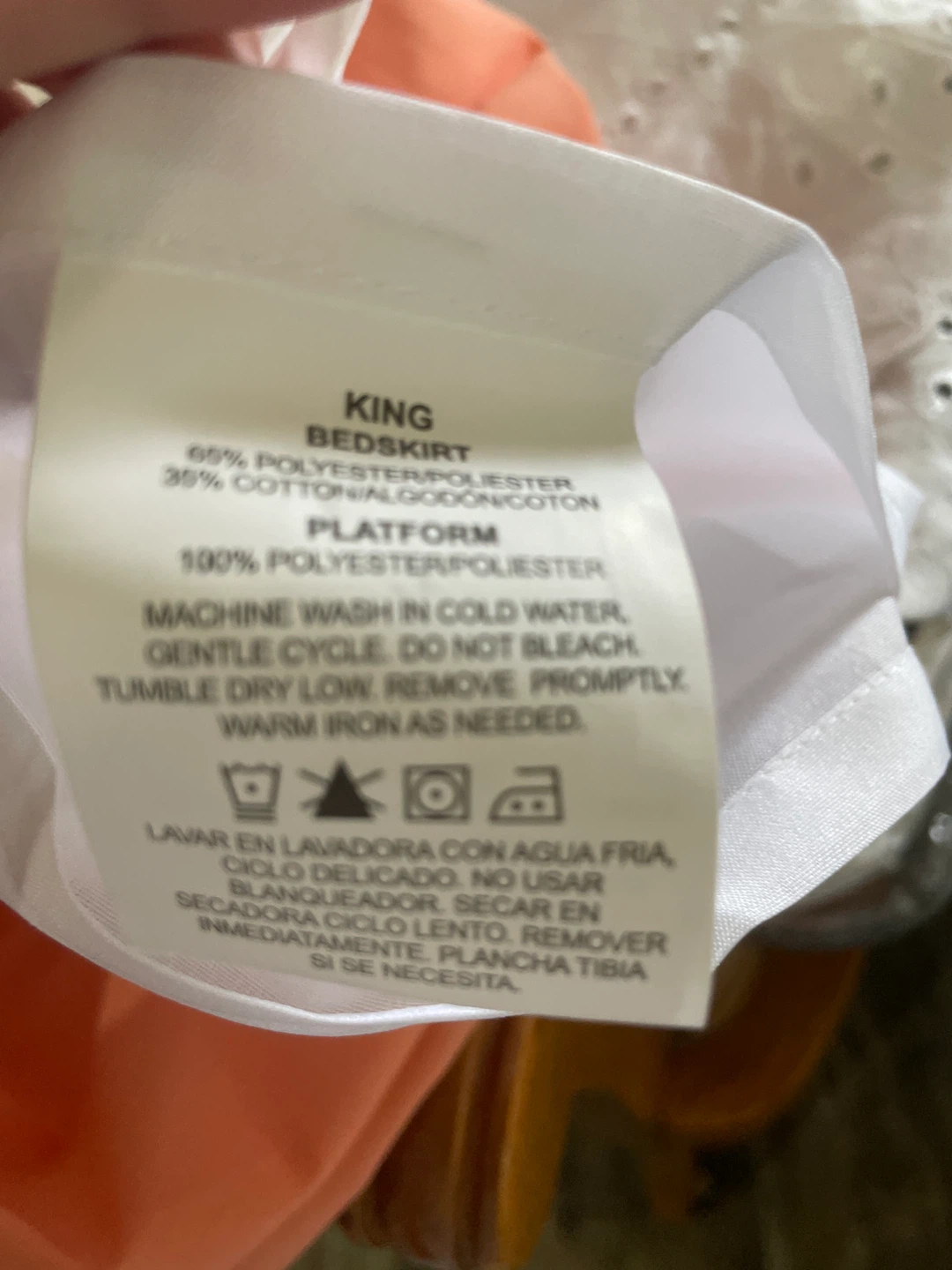 Smoothweave King Tailored Bedskirt - photo 2