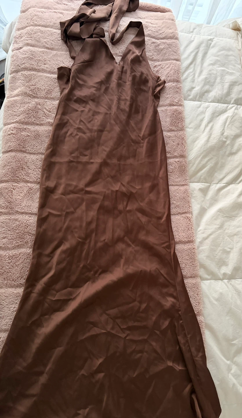 Semi Formal Brown Dress