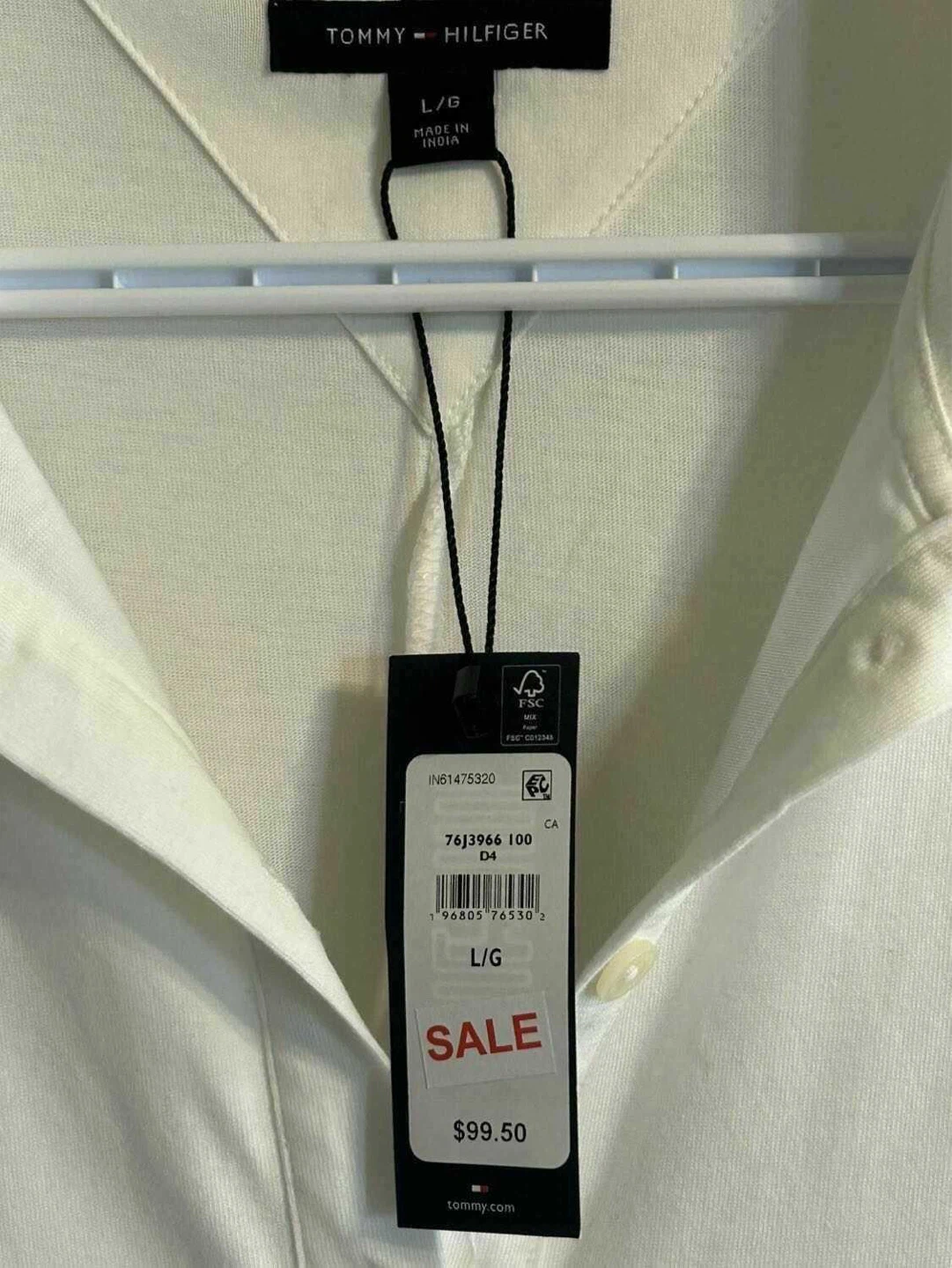Tommy Hilfiger Women's White Polo Dress with Belt - L/G - photo 5