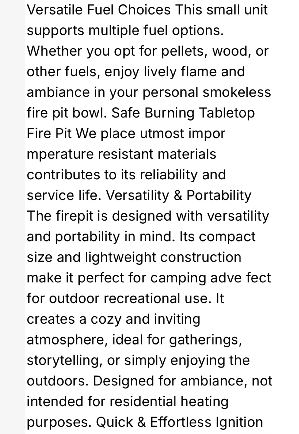 Oubrts Tabletop Fireplace - photo 4