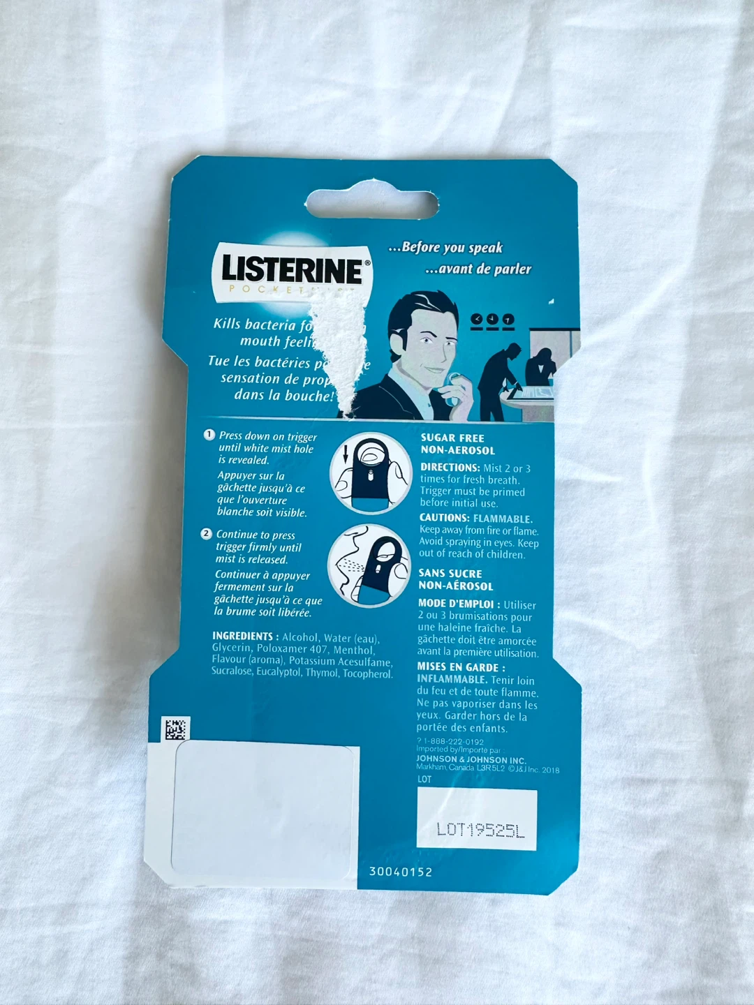 ⚽️ 🆕 Listerine Cool Mint Oral Care Pocket Mist - photo 3