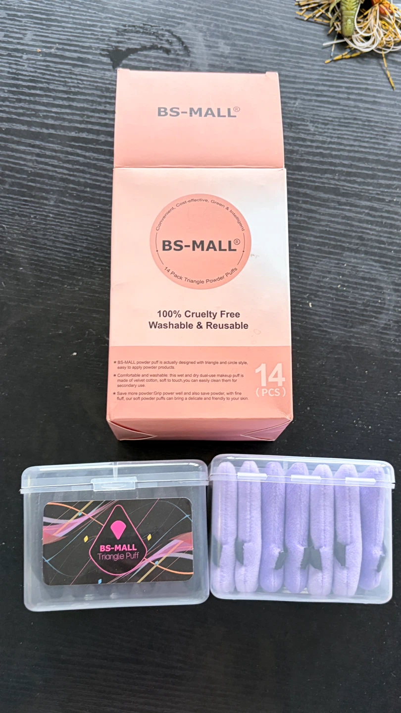 BS-MALL 14 Pack Triangle Powder Puffs