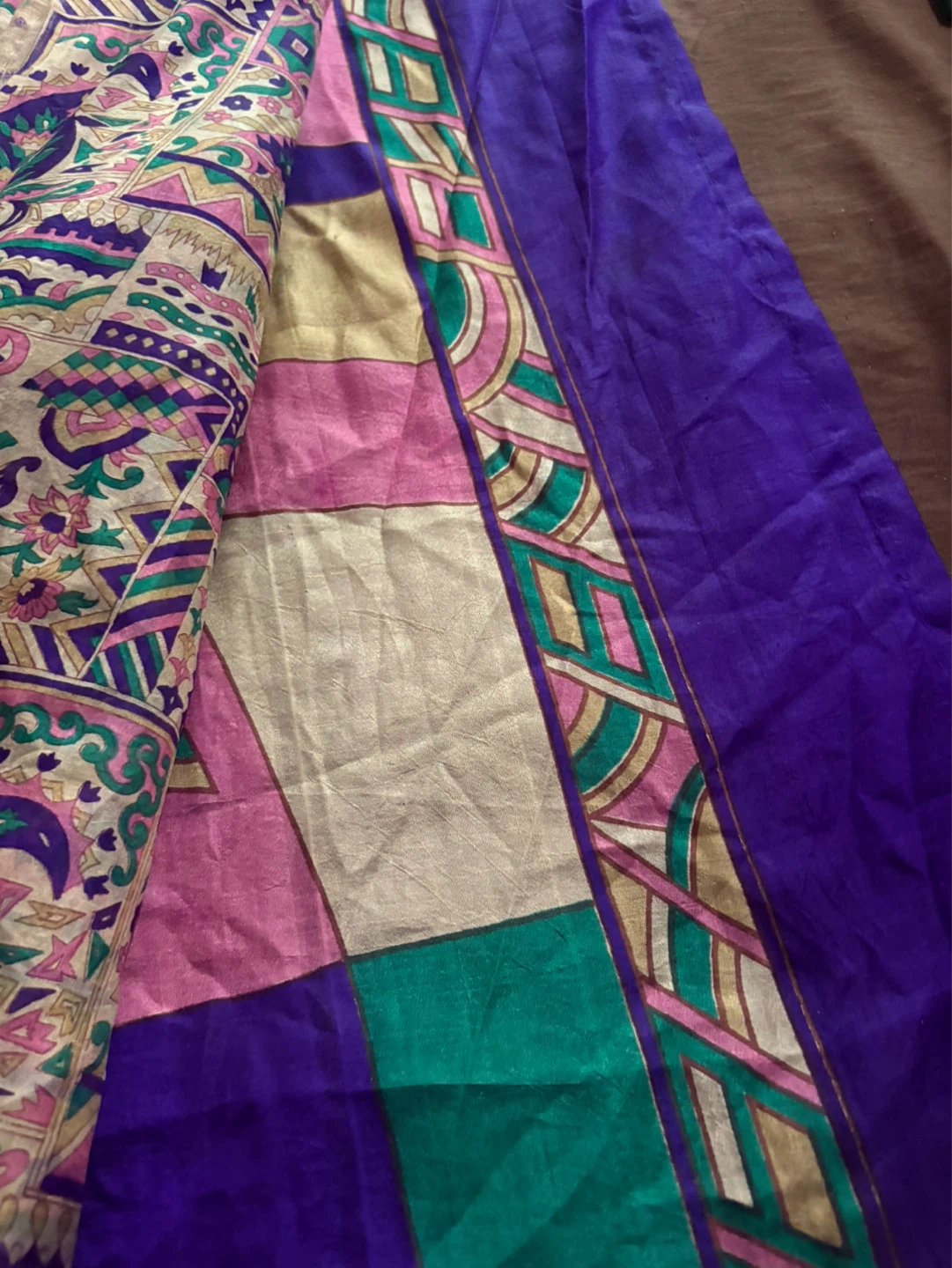 Colorful Patterned saree