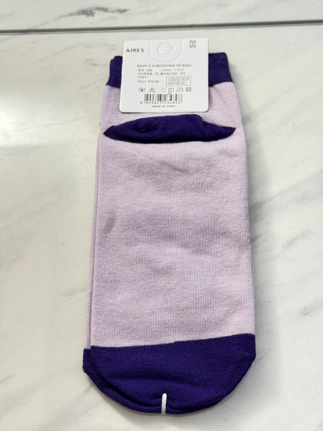 ⚽️AIRES For Woman Socks - Purple Labubu Cartoon Design - photo 2