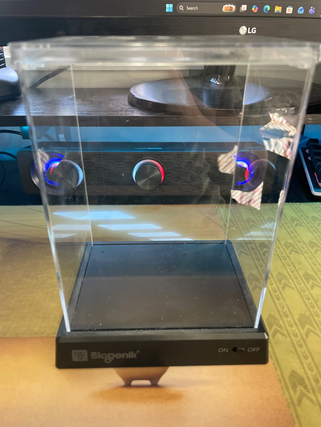 Biogennik Display Case with LED Lights