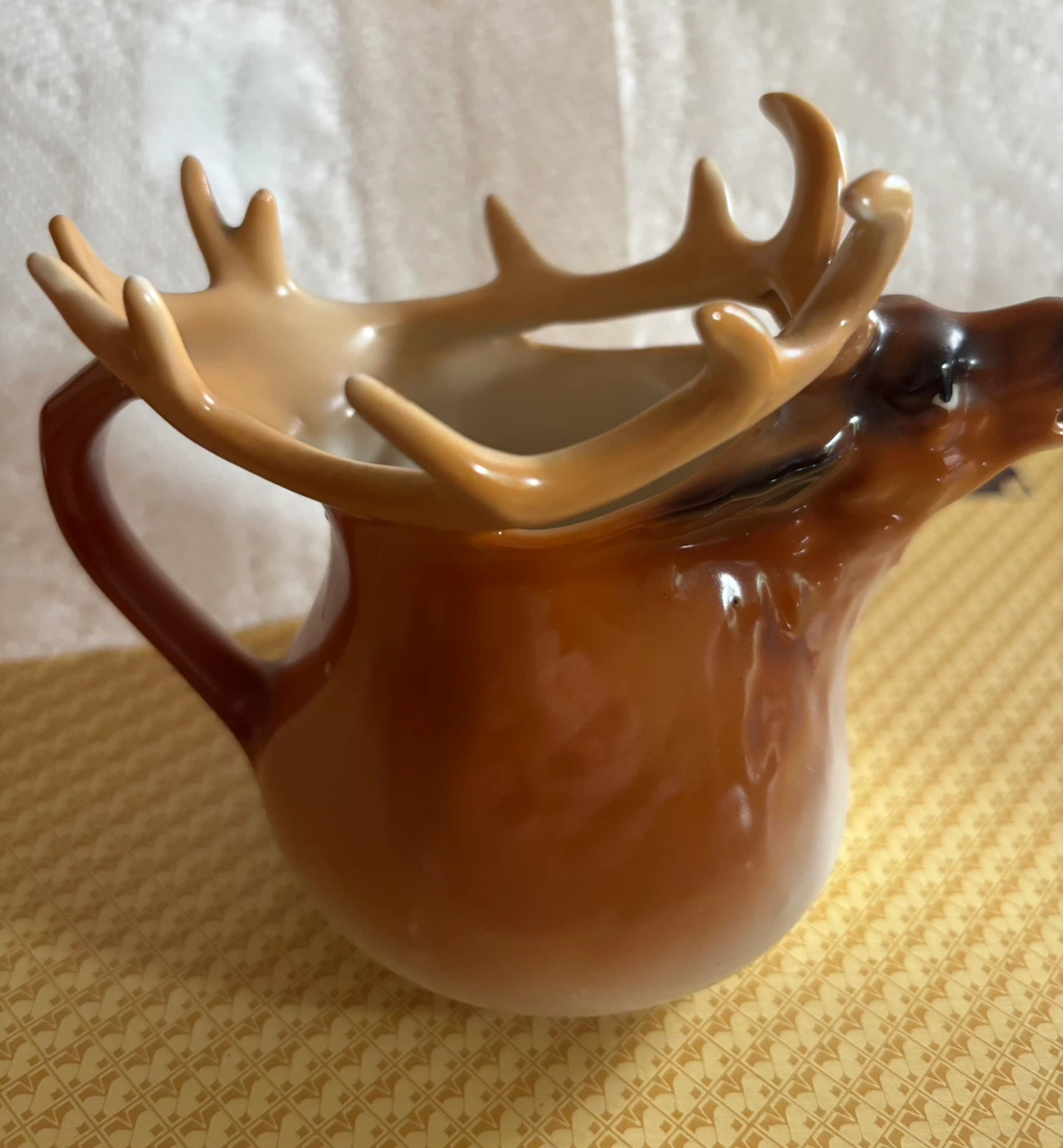 Royal Bayreuth Deer Creamer Pitcher