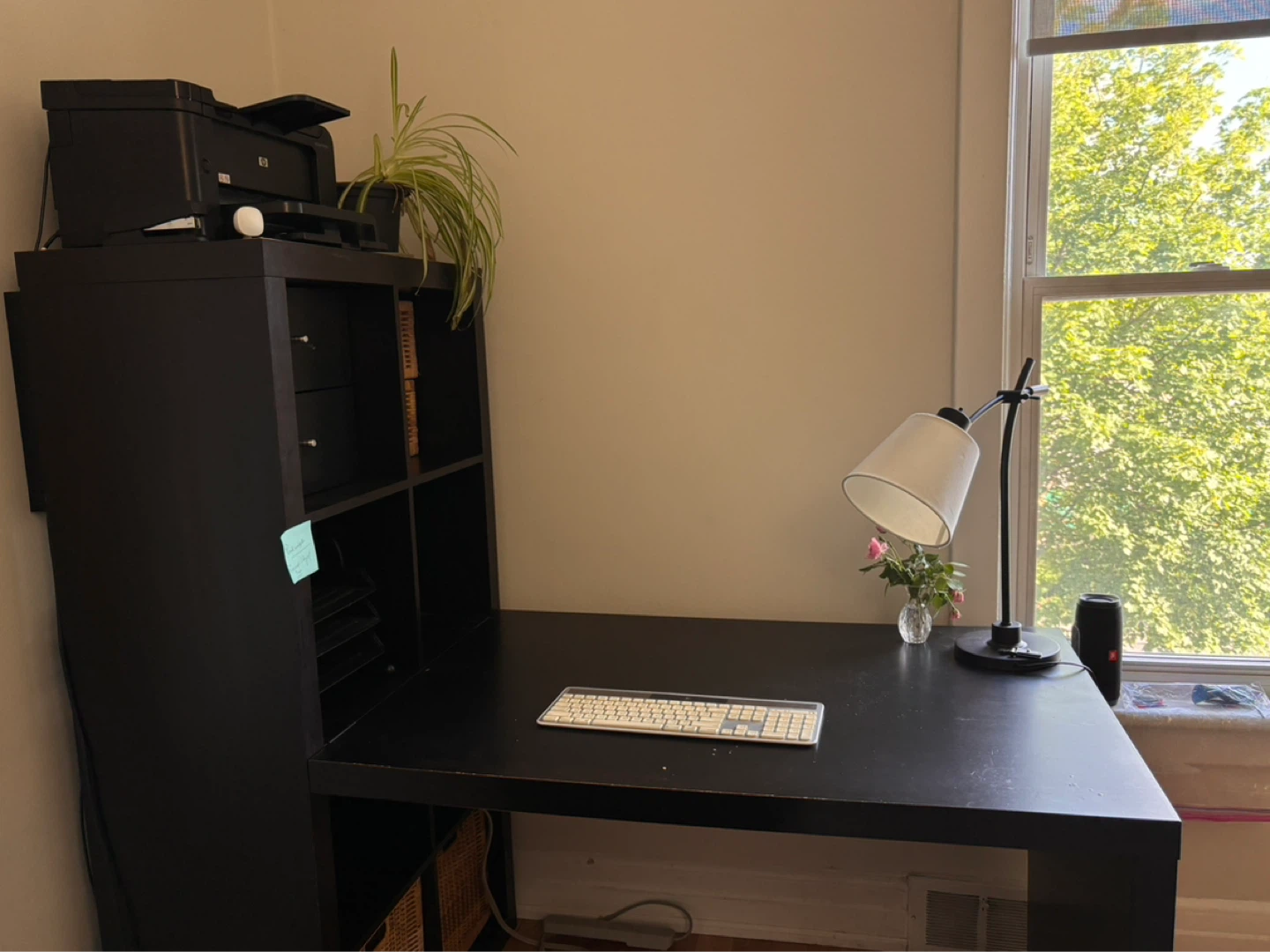 Free desk Billy bookcase combo - needs picked up asap