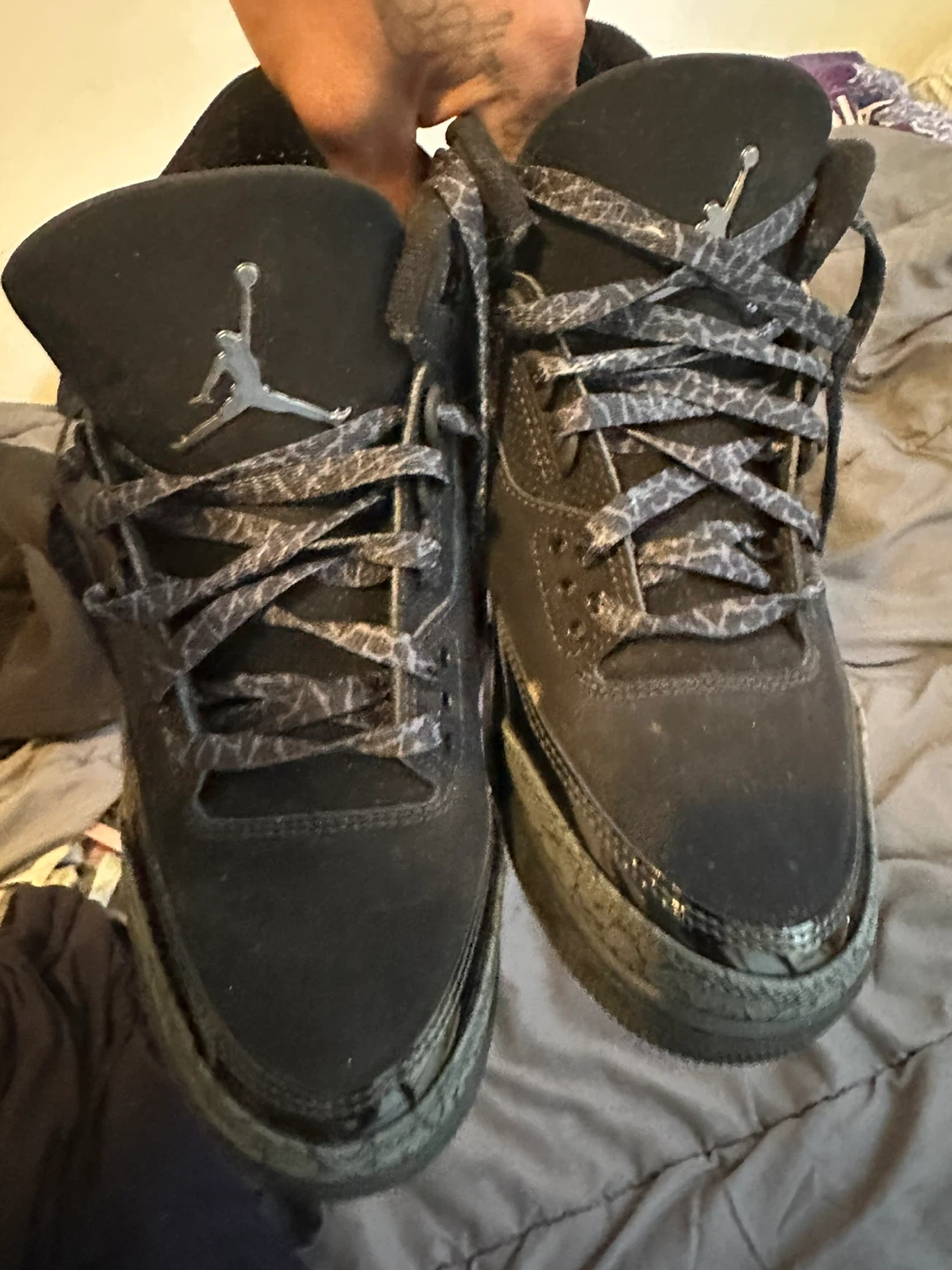 Jordan 3 Black Cat Sneakers